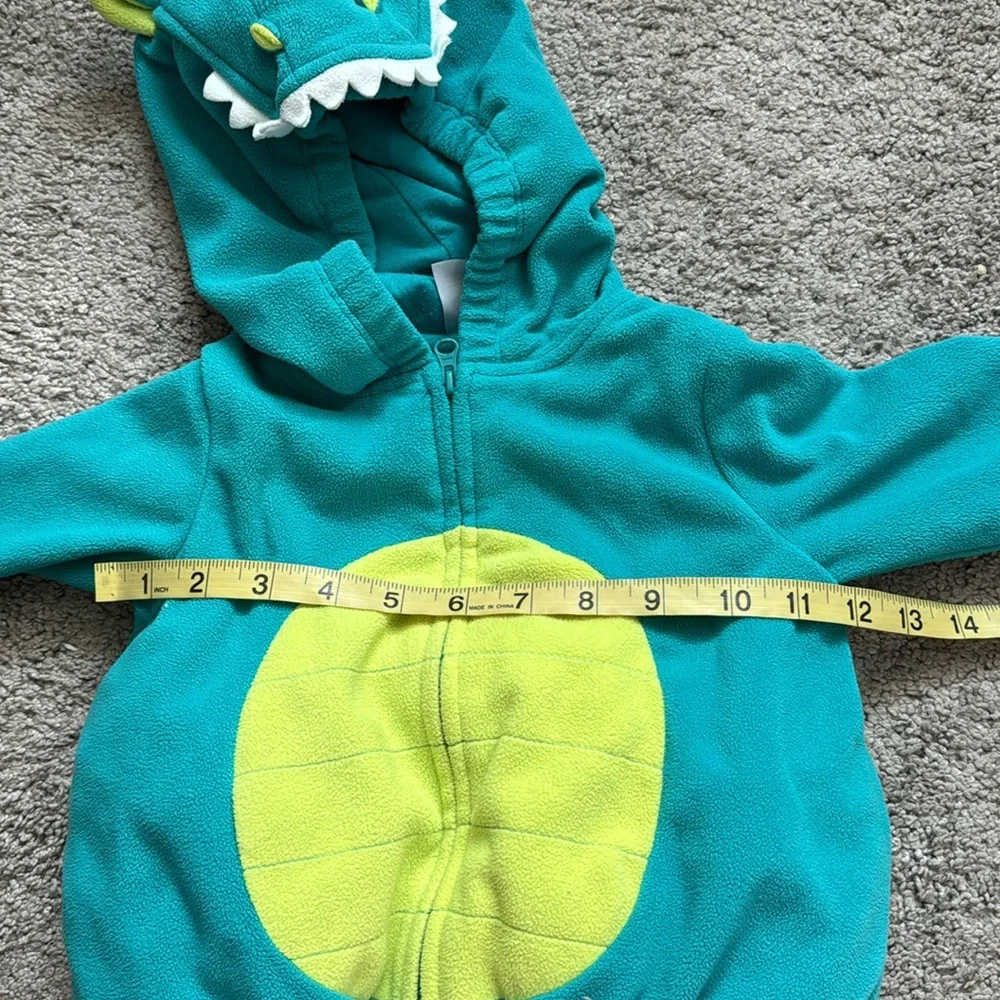 Carter’s 12 month dragon Halloween costume hooded wings tail one piece warm